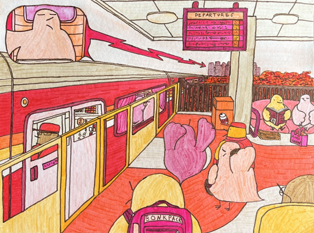 Departure announcements