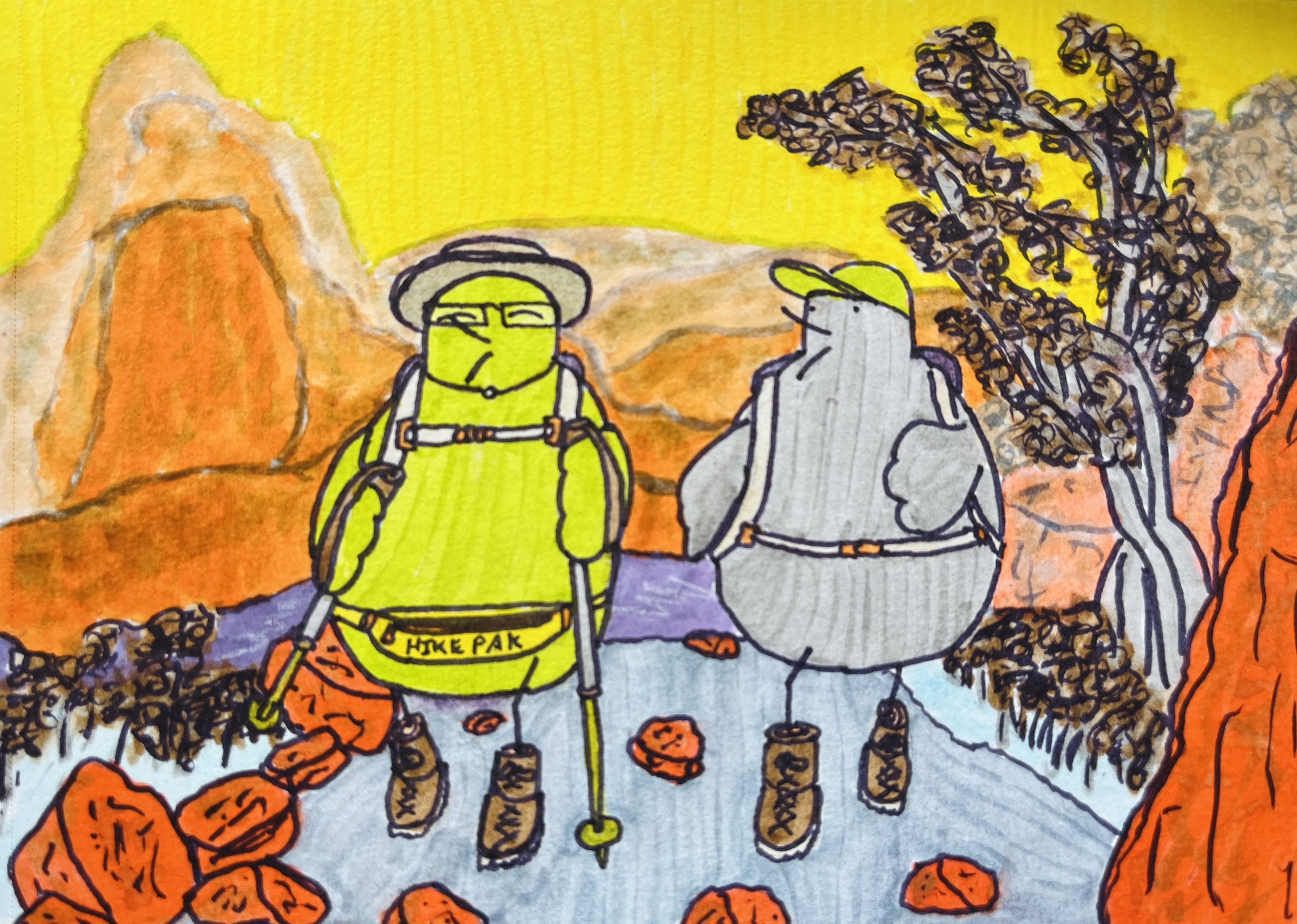 Hiking Along, Singing a Song
